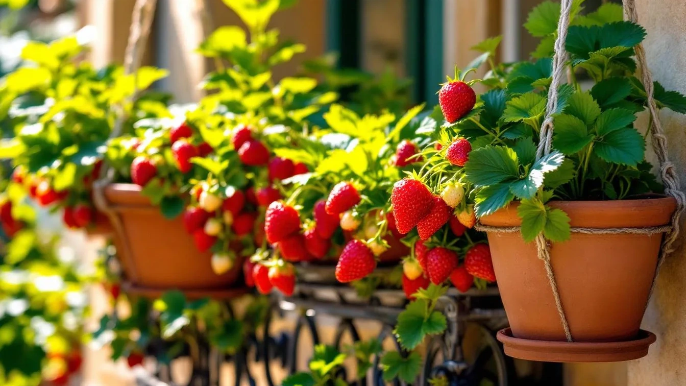 Il segreto irresistibile per coltivare fragole succose sul tuo balcone: consigli pratici e risultati sorprendenti