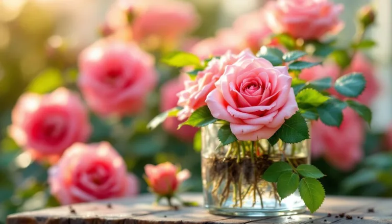 scopri il metodo infallibile per far sbocciare le tue rose dalle talee con successo e godere di fioriture rigogliose tutto l'anno.