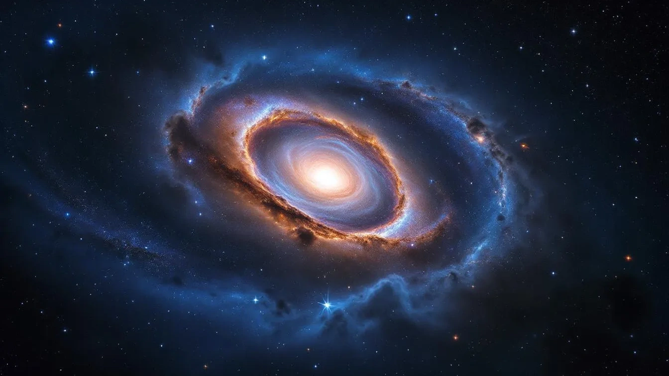 Un astronomo svela perché una galassia quasi invisibile è rimasta nascosta